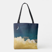 Tote Bag Lune et Cloudscape (Dos)