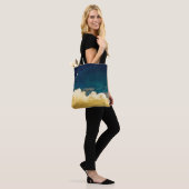 Tote Bag Lune et Cloudscape (Sur le modèle)