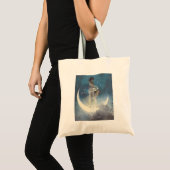 Tote Bag Lune et étoiles (Devant (produit))