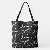 Tote Bag Lune et étoiles (Dos)