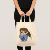 Tote Bag Lune Kokeshi (Devant (produit))