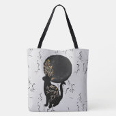 Tote Bag Lune ombragée (Dos)
