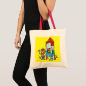 Tote Bag Lune ou buste ! (Devant (produit))