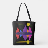 Tote Bag Lune Sur Les Montagnes #5 (Dos)
