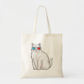 Tote Bag Lunettes de chat (Devant)