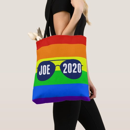 Tote Bag Lunettes de soleil arc-en-ciel Joe 2020 (De près)