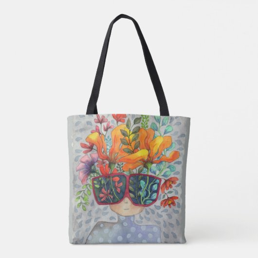 Tote Bag Lunettes de soleil Créativité Fourre-tout (Dos)