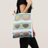 Tote Bag Lunettes de soleil Trio Coral (De près)