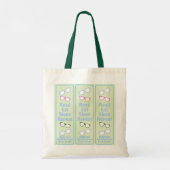 Tote Bag Lunettes Humoristiques Lire Manger Dormir Répéter (Dos)