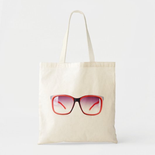 Tote Bag Lunettes rouges (Devant)