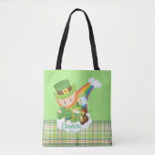 Tote Bag Lutin du jour de St Patrick personnalisé (Devant)