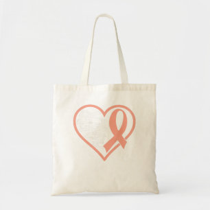 Tote Bag Lutte contre le cancer de l'estomac Peach Cancer d