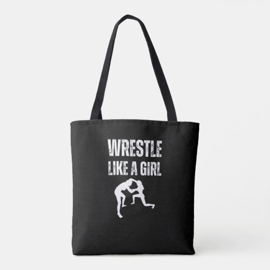 Tote Bag Lutter Comme Une Fille, Combattre Comme Une Fille (Dos)