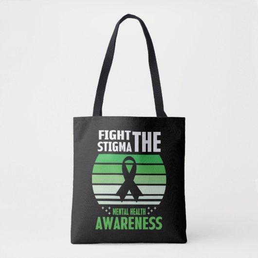Tote Bag Lutter contre la stigmatisation Mois de sensibilis (Devant)