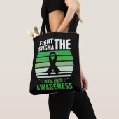 Tote Bag Lutter contre la stigmatisation Mois de sensibilis (De près)