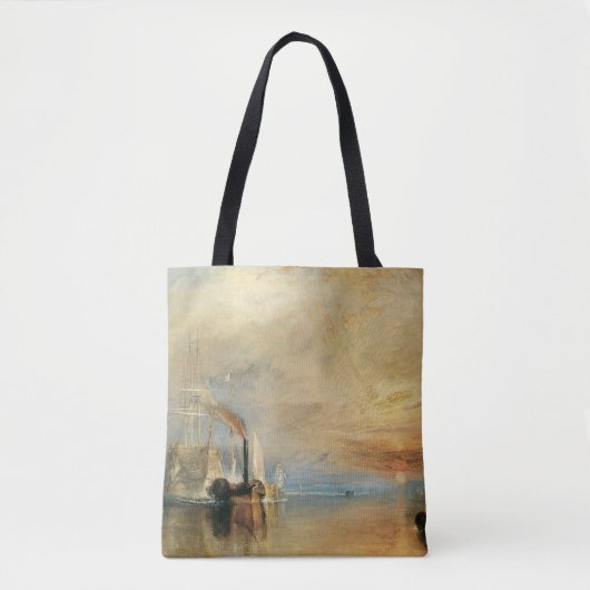 Tote Bag Lutter contre le Téméraire par Joseph Turner, Art  (Devant)