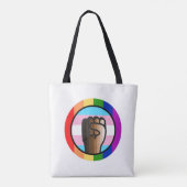 Tote Bag Lutter contre l'injustice Faire de l'égalité (Dos)