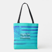 Tote Bag Lutter pour la liberté (Dos)