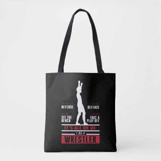 Tote Bag Lutteur luttant le cadeau mignon pour le lutteur (Devant)