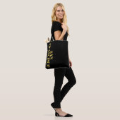 Tote Bag Lux Gold San Francisco Latitude & Longitude (Sur le modèle)