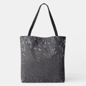 Tote Bag LUXE Black Sparkly (Dos)