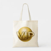 Tote Bag Luxury 3D Gold VIP Emblem (Dos)