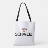 Tote Bag Luzern Schweiz (Lucerne Suisse) (Dos)