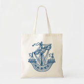 Tote Bag Lymphad (navire héraldique) - Noyer (Devant)