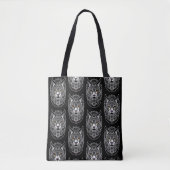 Tote Bag Lynx de conception tribale (Devant)
