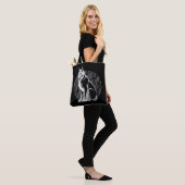 Tote Bag Lynx Noir Et Blanc (Sur le modèle)