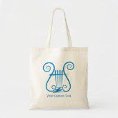 Tote Bag Lyre Bleue (Devant)