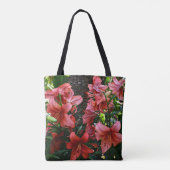 Tote Bag Lys Asiatiques Orange Floral (Dos)