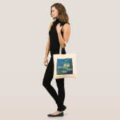 Tote Bag Lys d'eau, effet du soir par Monet (Devant (modèle))