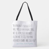Tote Bag M. Darcy Fourre-tout (Dos)