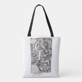 Tote Bag M. Emptyful, Dessin D'Encre (Dos)