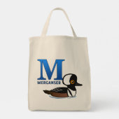 Tote Bag M est pour Merganser (Dos)