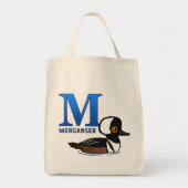 Tote Bag M est pour Merganser (Devant)