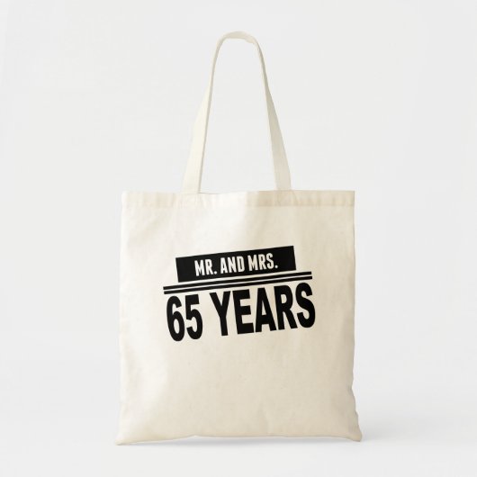 Tote Bag M. Et Mme 65 ans (Devant)