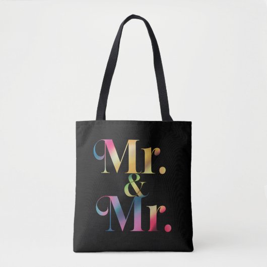 Tote Bag M. & M. Gay Bachelor Party Mariage gay (Devant)