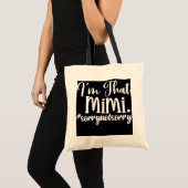 Tote Bag m Que Mimi Grand-mère Funny Mimi (Devant (produit))