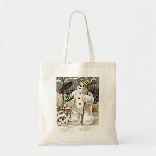 Tote Bag M. Snowman et M. Crow (Devant)