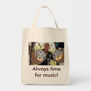Tote Bag m-tambours, toujours heure pour la musique !