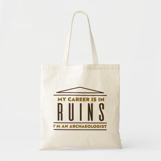 Tote Bag Ma Carrière Est En Ruines (Devant)