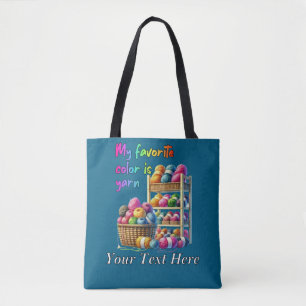 Tote Bag Ma Couleur Favorite Est Le Fil
