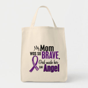 Tote Bag Ma maman est un Cancer pancréatique d'ange