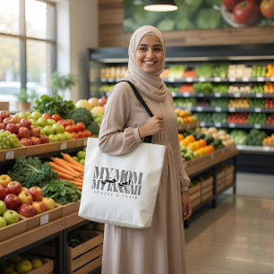 Tote Bag MA MÈRE, MON JANNAH Cadeau personnalisé pour maman