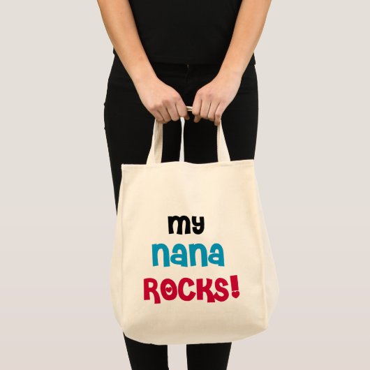 Tote Bag Ma Nana bascule le T-shirts et les cadeaux (Devant (produit))