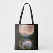 Tote Bag Ma paix est une priorité (Devant)