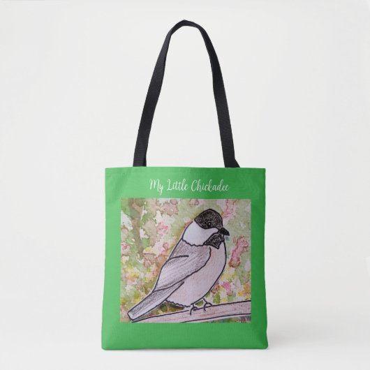 Tote Bag Ma petite mésange (Devant)