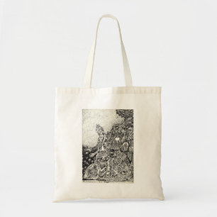 Tote Bag Ma ville entraînée par le feu dans la mer